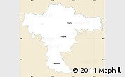 Classic Style Simple Map of Mistelbach, single color outside