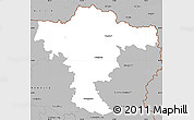 Gray Simple Map of Mistelbach