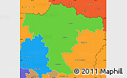 Political Simple Map of Mistelbach