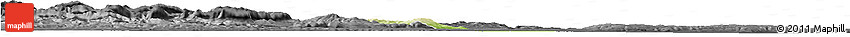 Physical Horizon Map of Modling, darken, desaturated