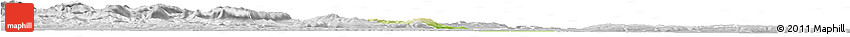 Physical Horizon Map of Modling, lighten, desaturated