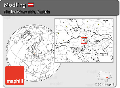 Blank Location Map of Modling