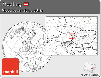 Blank Location Map of Modling