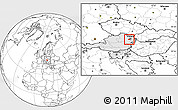 Blank Location Map of Modling, highlighted country