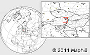 Blank Location Map of Modling