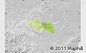 Physical Map of Modling, lighten, desaturated