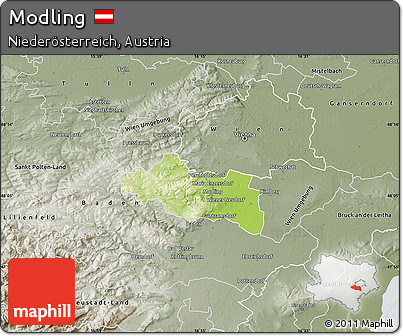 Physical Map of Modling, semi-desaturated