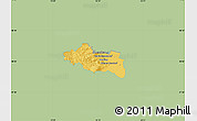 Savanna Style Map of Modling, single color outside