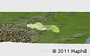 Physical Panoramic Map of Modling, darken