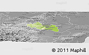Physical Panoramic Map of Modling, desaturated