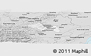Silver Style Panoramic Map of Modling