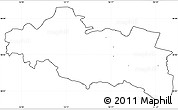 Blank Simple Map of Modling, cropped outside, no labels