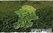 Satellite 3D Map of Scheibbs, darken