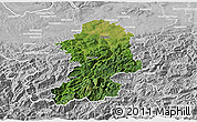Satellite 3D Map of Scheibbs, lighten, desaturated