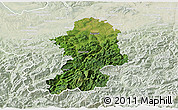 Satellite 3D Map of Scheibbs, lighten