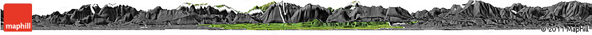 Satellite Horizon Map of Scheibbs, desaturated