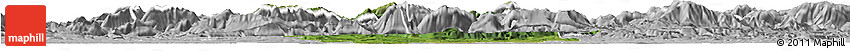 Satellite Horizon Map of Scheibbs, lighten, desaturated