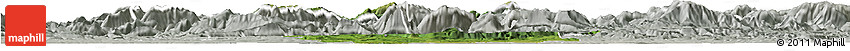 Satellite Horizon Map of Scheibbs, lighten, semi-desaturated