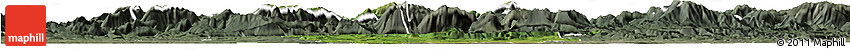 Satellite Horizon Map of Scheibbs, semi-desaturated
