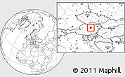 Blank Location Map of Scheibbs