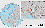 Gray Location Map of Scheibbs