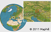 Satellite Location Map of Scheibbs