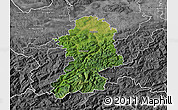 Satellite Map of Scheibbs, desaturated
