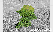 Satellite Map of Scheibbs, lighten, desaturated