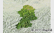 Satellite Map of Scheibbs, lighten