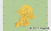 Savanna Style Map of Scheibbs, single color outside
