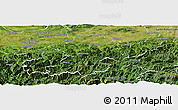 Satellite Panoramic Map of Scheibbs