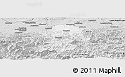 Silver Style Panoramic Map of Scheibbs