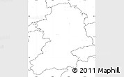 Blank Simple Map of Scheibbs, no labels