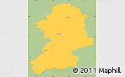 Savanna Style Simple Map of Scheibbs, single color outside