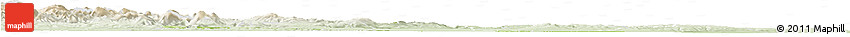 Physical Horizon Map of Wien Umgebung, lighten