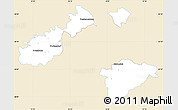 Classic Style Simple Map of Wien Umgebung, single color outside