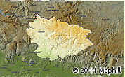 Physical 3D Map of Freistadt, darken