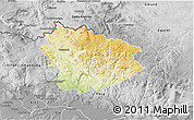 Physical 3D Map of Freistadt, desaturated