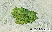 Satellite 3D Map of Freistadt, lighten