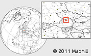 Blank Location Map of Freistadt, highlighted parent region