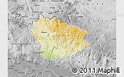 Physical Map of Freistadt, desaturated