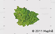 Satellite Map of Freistadt, cropped outside