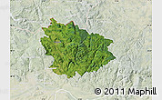 Satellite Map of Freistadt, lighten