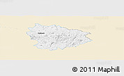 Classic Style Panoramic Map of Freistadt, single color outside