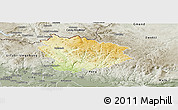 Physical Panoramic Map of Freistadt, semi-desaturated