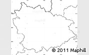 Blank Simple Map of Freistadt, no labels