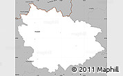 Gray Simple Map of Freistadt