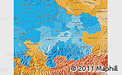 Political Shades Map of Oberösterreich