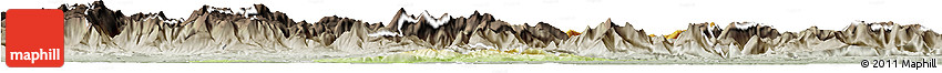 Physical Horizon Map of Steyr-Land, semi-desaturated
