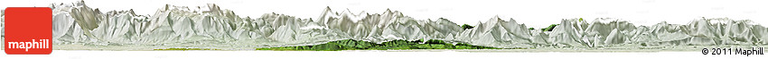 Satellite Horizon Map of Steyr-Land, lighten